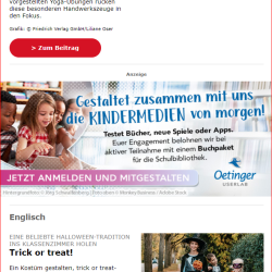 Beispiel Bannerwerbung